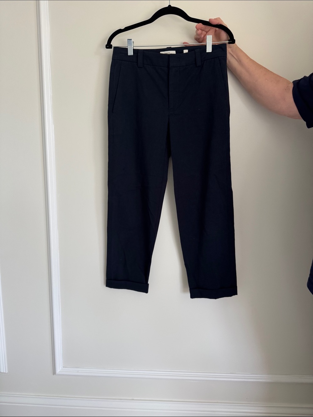 J. Crew Men's Black Dress Pants - Slim Cropped